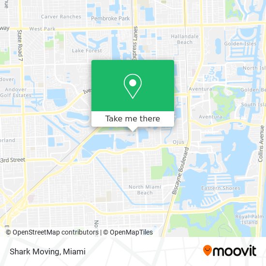 Shark Moving map