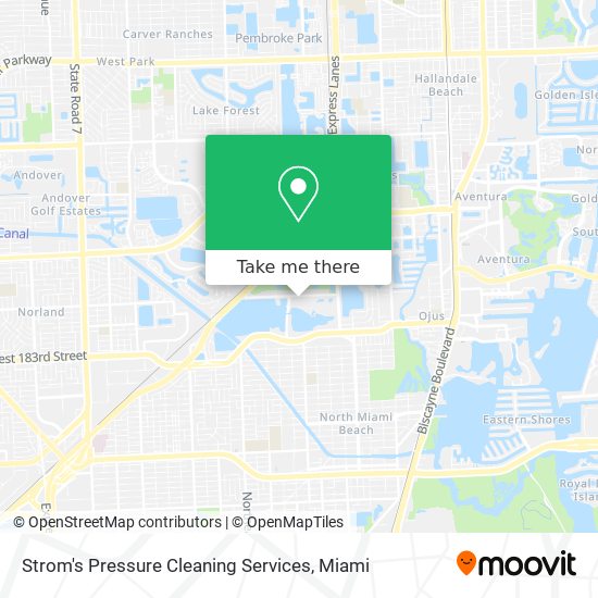 Mapa de Strom's Pressure Cleaning Services