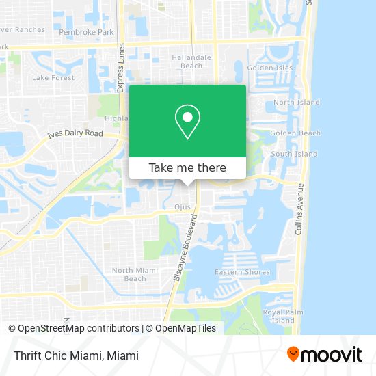 Mapa de Thrift Chic Miami