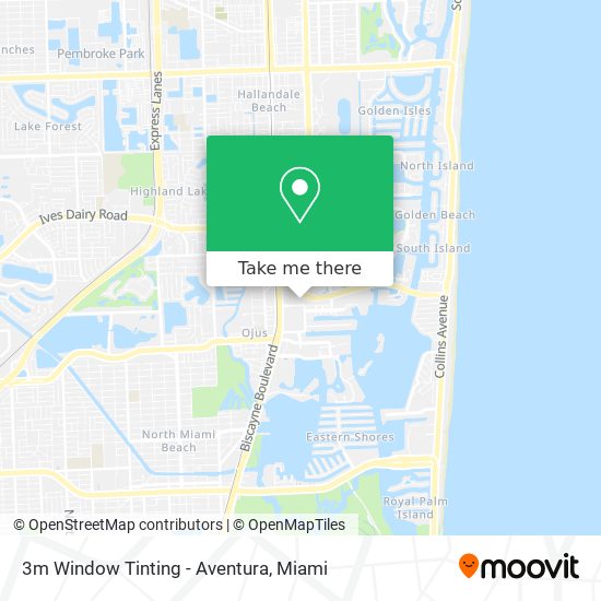 3m Window Tinting - Aventura map