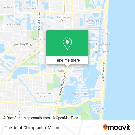 The Joint Chiropractic map
