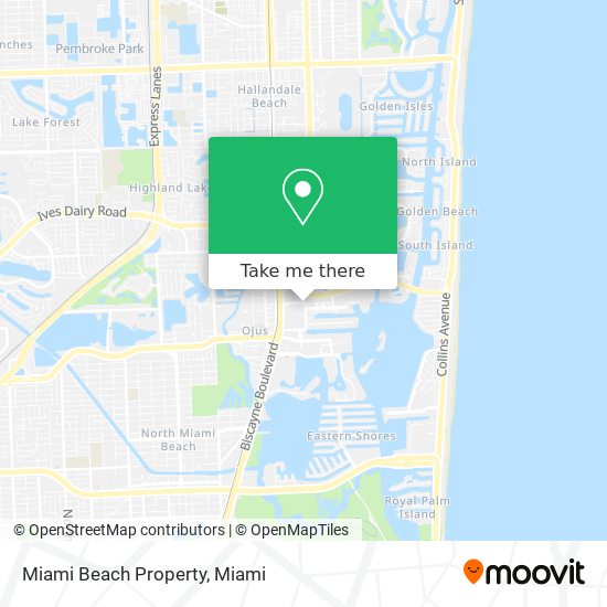 Miami Beach Property map