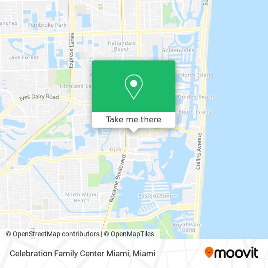 Celebration Family Center Miami map