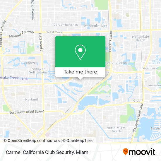 Mapa de Carmel California Club Security