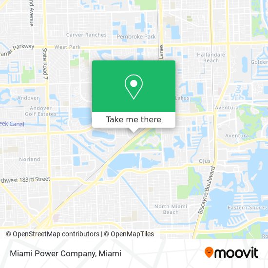 Miami Power Company map