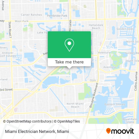 Mapa de Miami Electrician Network