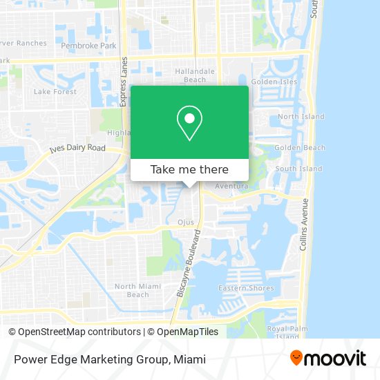 Mapa de Power Edge Marketing Group