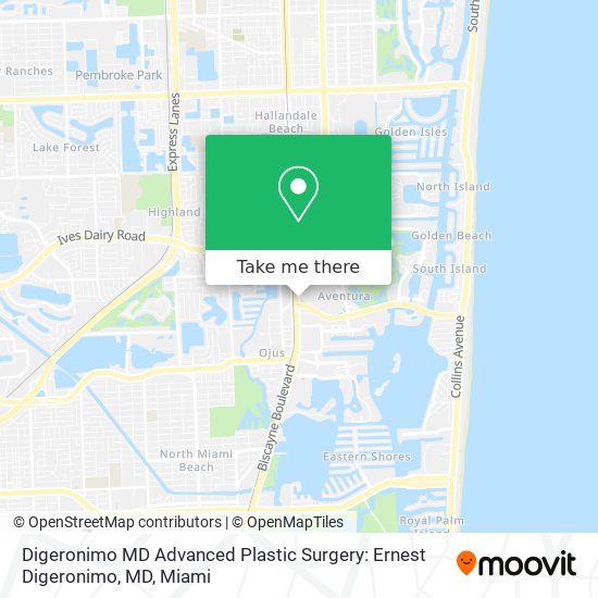 Digeronimo MD Advanced Plastic Surgery: Ernest Digeronimo, MD map