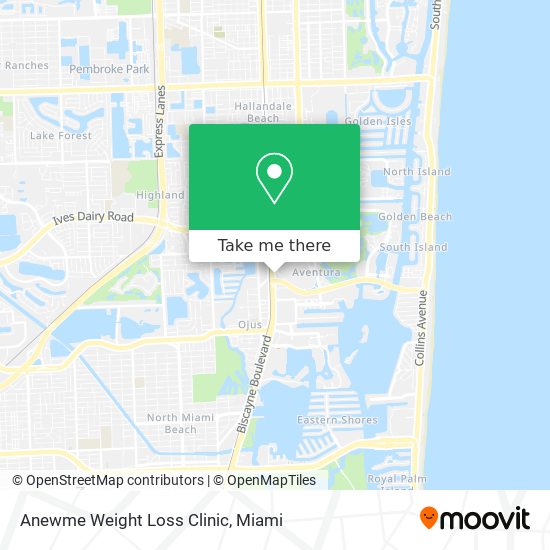 Anewme Weight Loss Clinic map