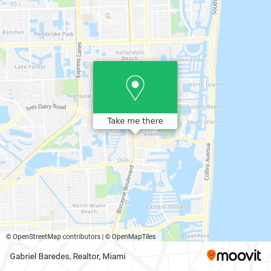 Gabriel Baredes, Realtor map