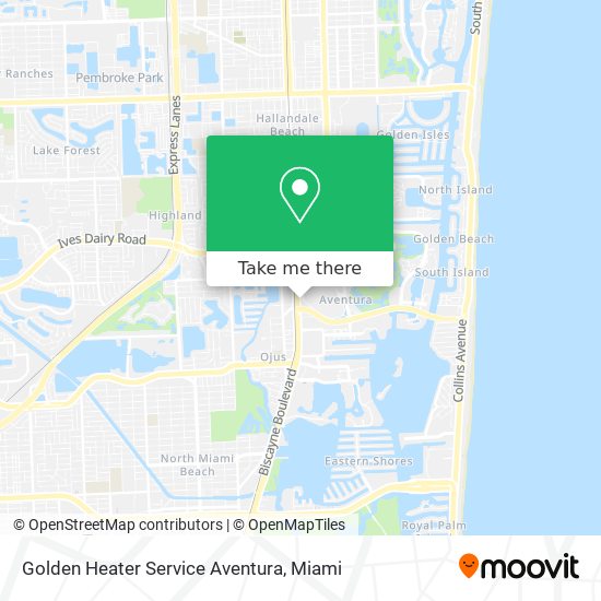 Golden Heater Service Aventura map