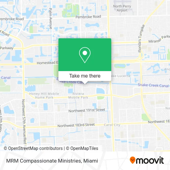 MRM Compassionate Ministries map