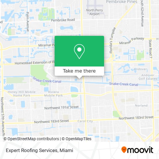 Expert Roofing Services map
