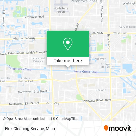 Mapa de Flex Cleaning Service