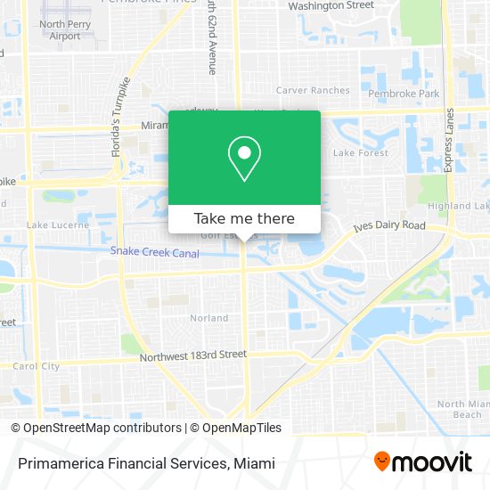 Primamerica Financial Services map