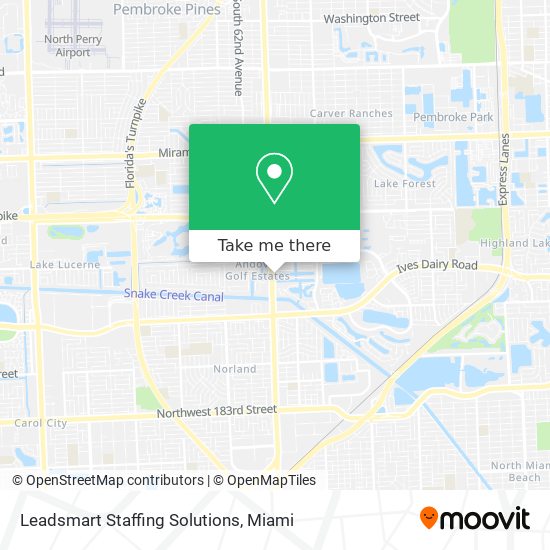 Leadsmart Staffing Solutions map