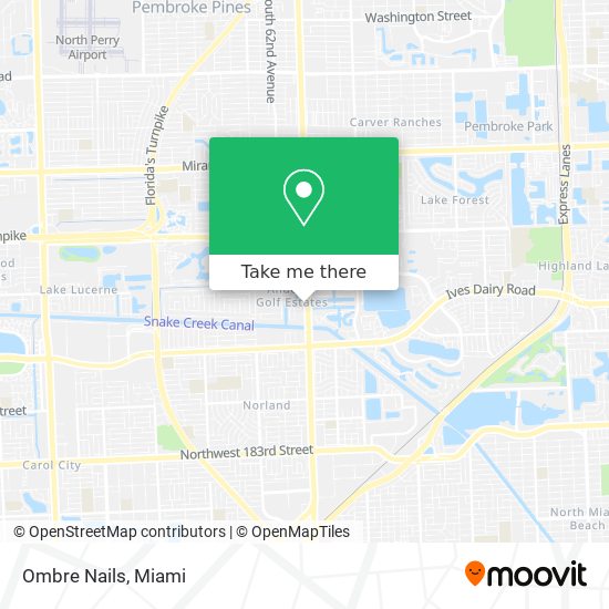 Nếu bạn đang tìm kiếm một địa điểm làm móng đẳng cấp tại Mỹ, hãy đến với Miami Gardens. Đây là nơi tập trung những salon nổi tiếng và chuyên nghiệp, cùng đội ngũ chuyên viên làm móng tài năng để giúp bạn có những bộ móng ombre đẹp nhất.