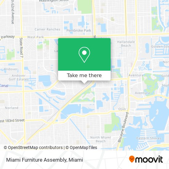 Miami Furniture Assembly map