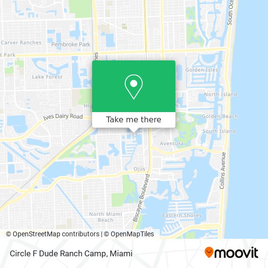 Circle F Dude Ranch Camp map