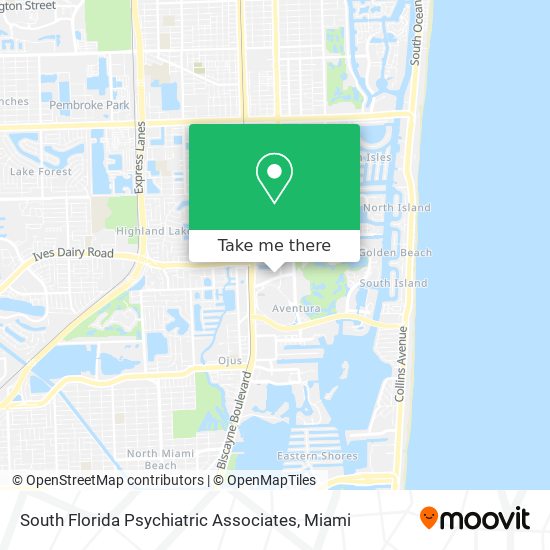 South Florida Psychiatric Associates map
