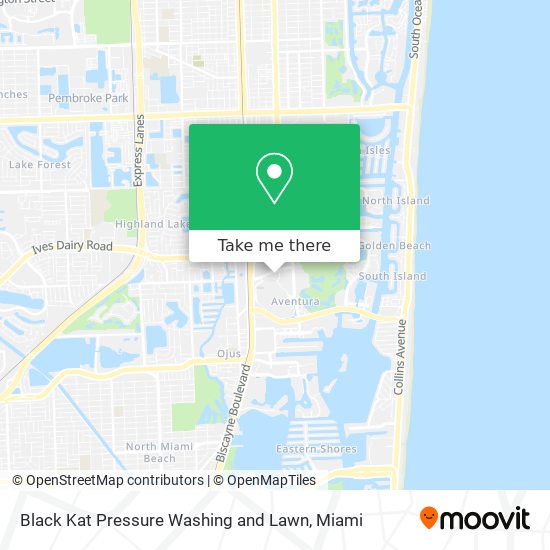 Black Kat Pressure Washing and Lawn map