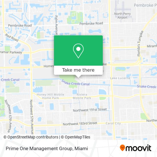 Prime One Management Group map