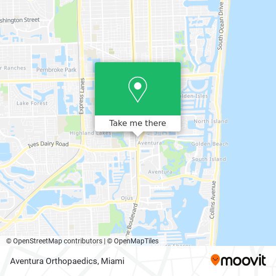 Aventura Orthopaedics map