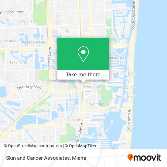 Mapa de Skin and Cancer Associates