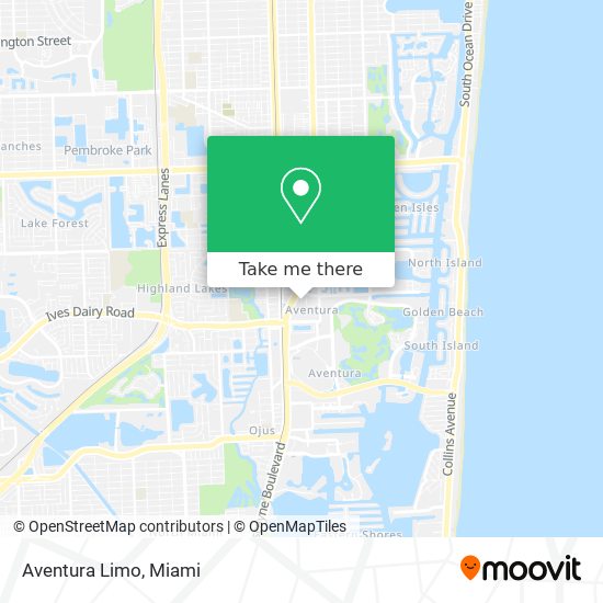 Aventura Limo map