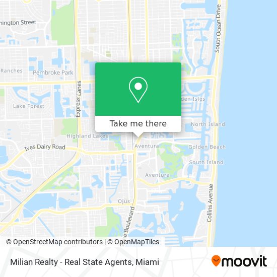 Milian Realty - Real State Agents map