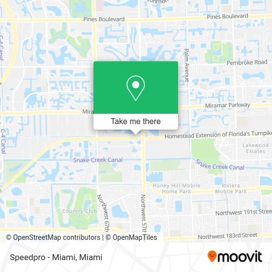 Speedpro - Miami map