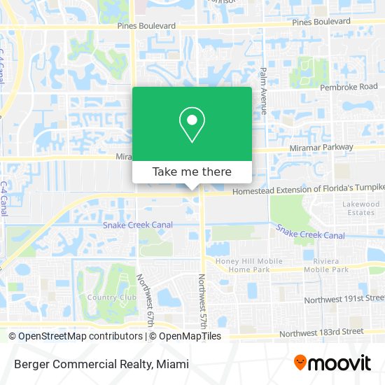 Mapa de Berger Commercial Realty