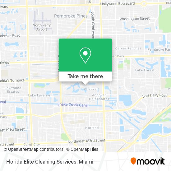Mapa de Florida Elite Cleaning Services
