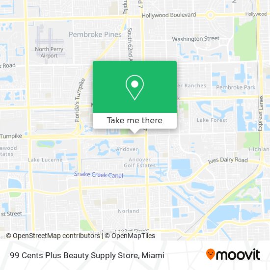 99 Cents Plus Beauty Supply Store map