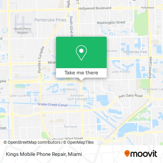 Mapa de Kings Mobile Phone Repair