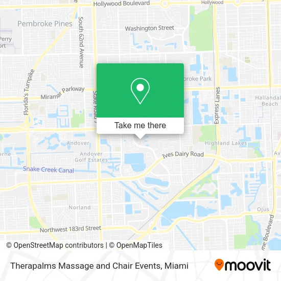 Mapa de Therapalms Massage and Chair Events
