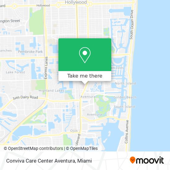 Conviva Care Center Aventura map