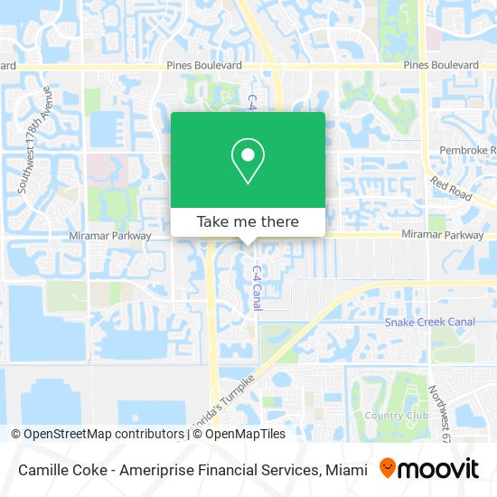 Camille Coke - Ameriprise Financial Services map