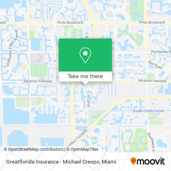 Greatflorida Insurance - Michael Crespo map