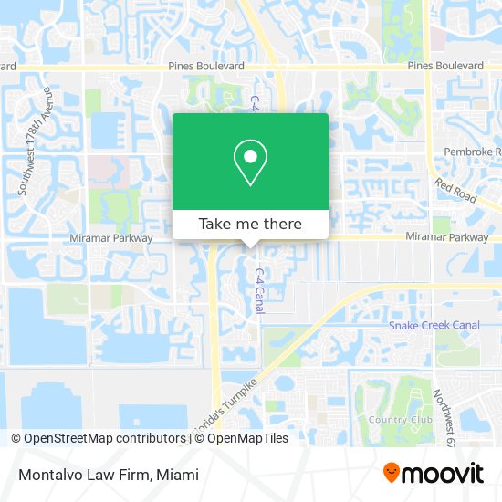 Montalvo Law Firm map