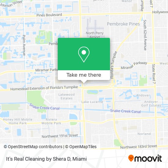 It's Real Cleaning by Shera D map