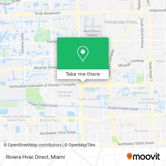 Riviera Hvac Direct map