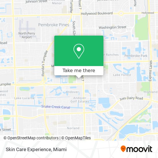 Skin Care Experience map