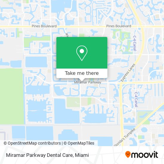 Miramar Parkway Dental Care map