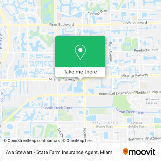 Ava Stewart - State Farm Insurance Agent map