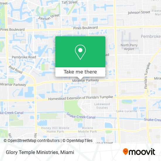 Glory Temple Ministries map