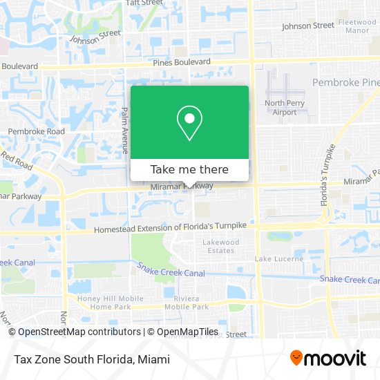 Tax Zone South Florida map