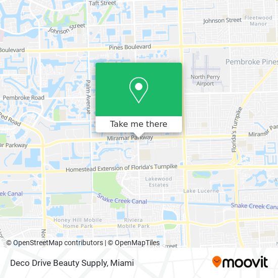 Deco Drive Beauty Supply map