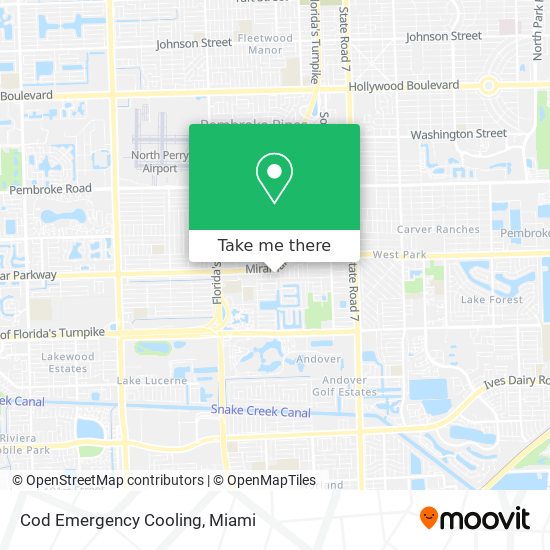 Cod Emergency Cooling map