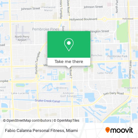 Fabio Calanna Personal Fitness map